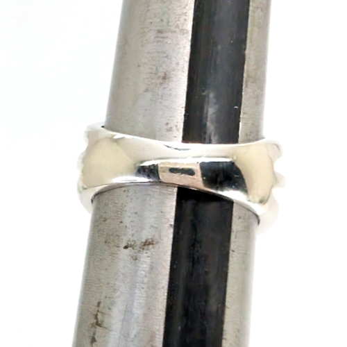 Sterling Silver 925 6.5 Ring 3 Row Wide Band 11768 - Image 8