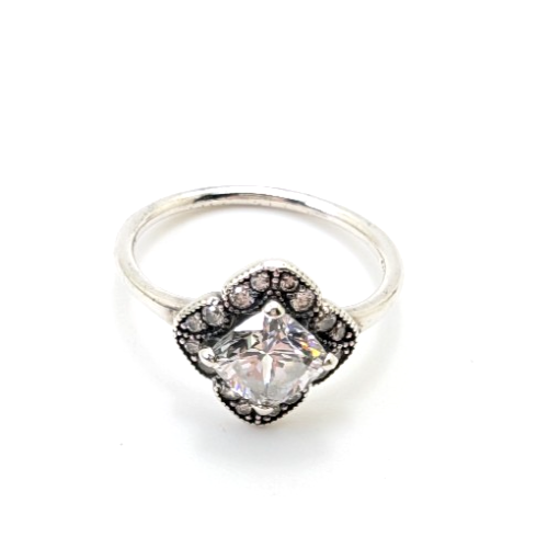Sterling Silver 925 7 Ring Pandora Crown Band R379- FOX1138 - Image 4