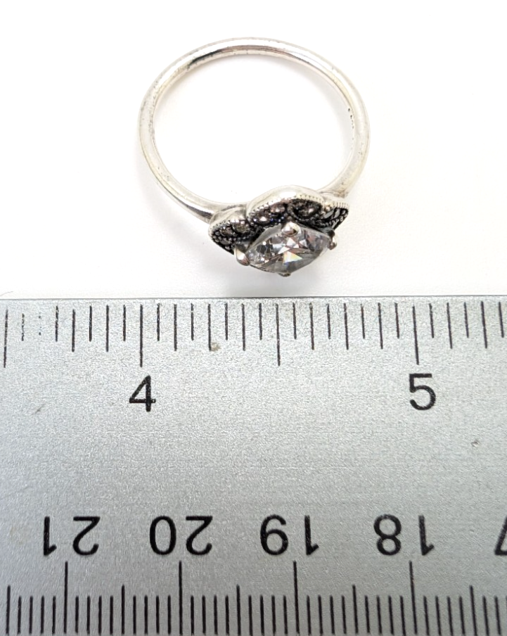 Sterling Silver 925 7 Ring Pandora Crown Band R379- FOX1138 - Image 11