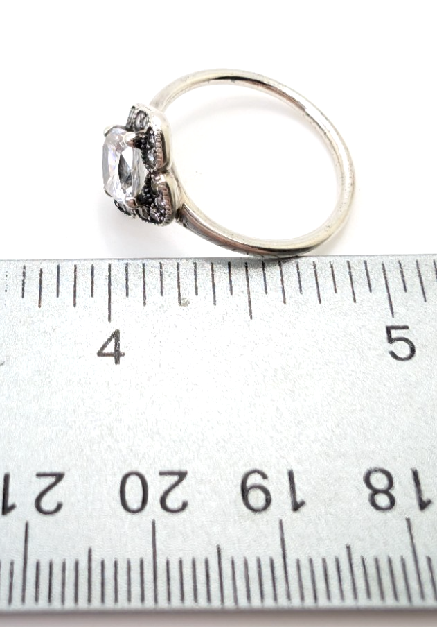 Sterling Silver 925 7 Ring Pandora Crown Band R379- FOX1138 - Image 13