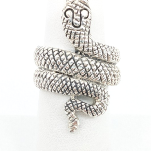 Sterling Silver 925 6.75  Ring  Snake 13525