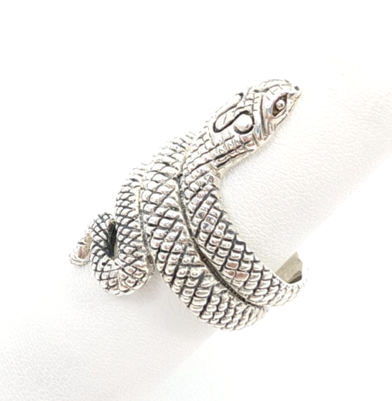 Sterling Silver 925 6.75 Ring Snake 13525 - Image 3