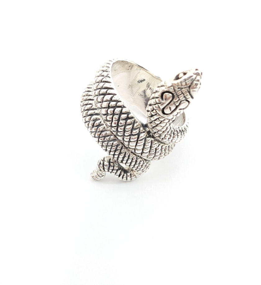 Sterling Silver 925 6.75 Ring Snake 13525 - Image 8