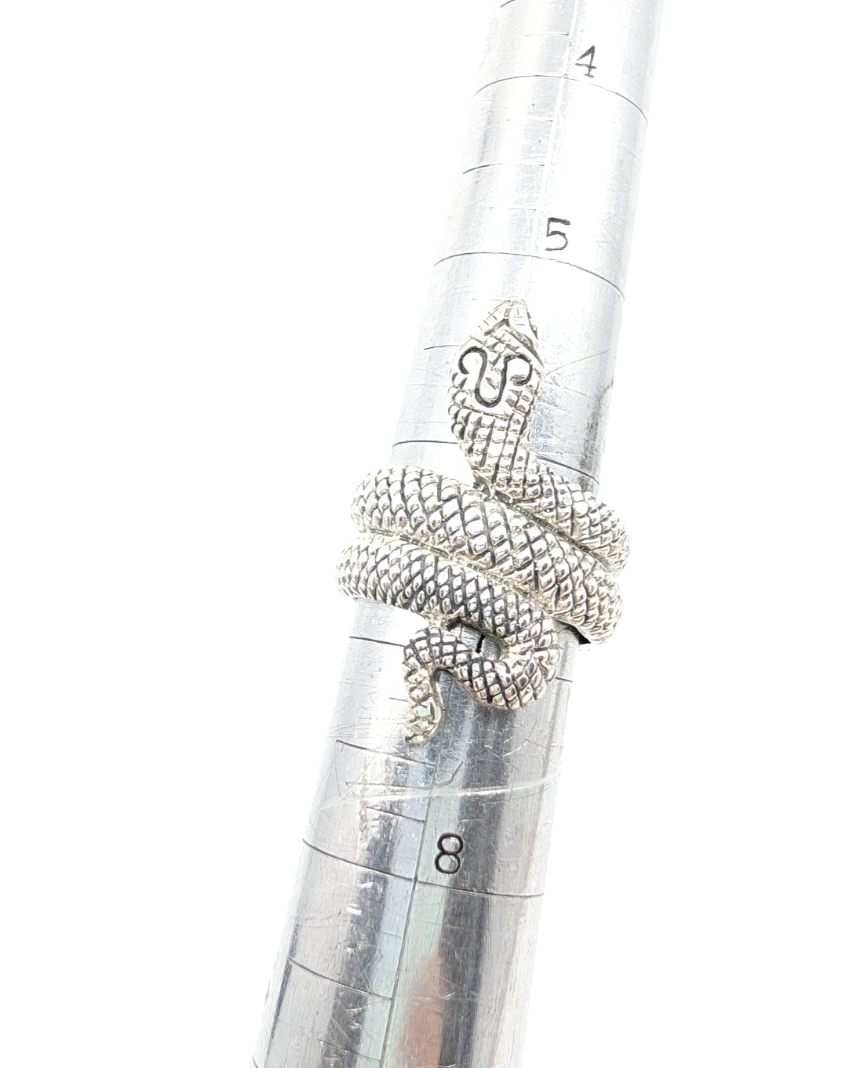 Sterling Silver 925 6.75 Ring Snake 13525 - Image 9