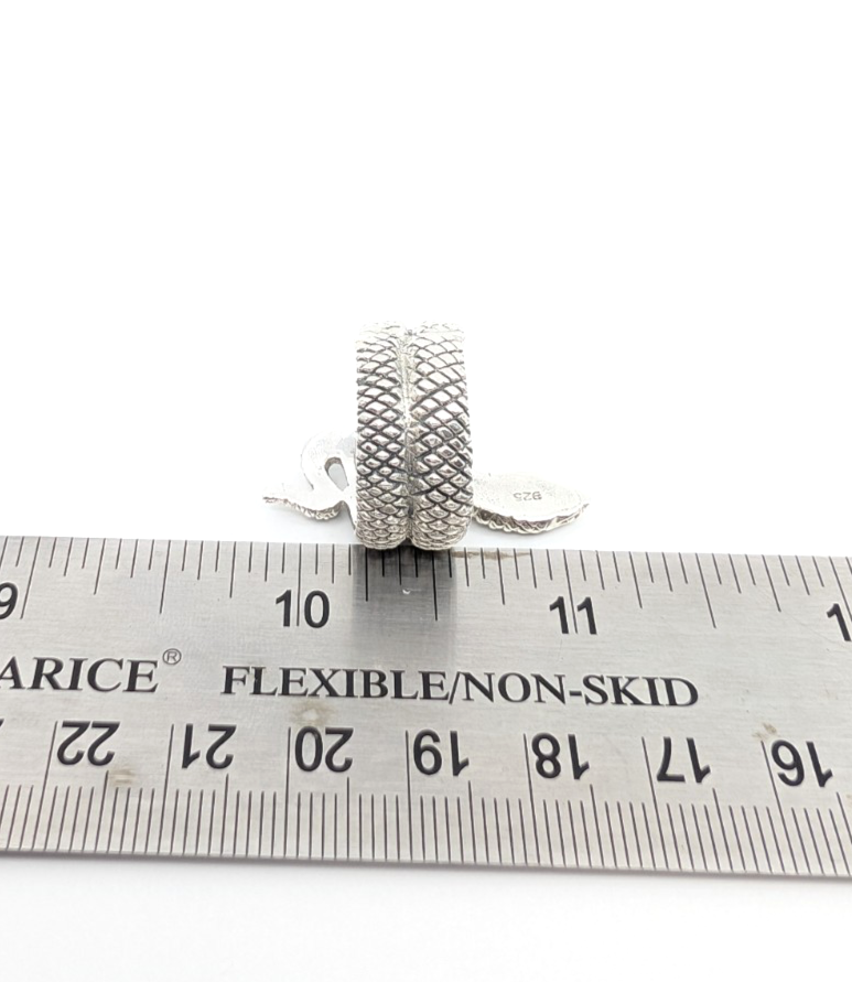 Sterling Silver 925 6.75 Ring Snake 13525 - Image 17