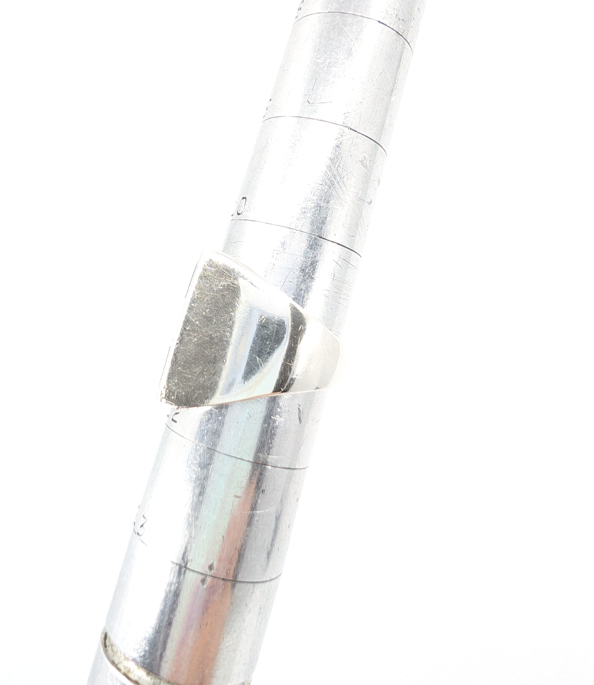Sterling Silver 925 11 Ring flush geometric 13124 - Image 8