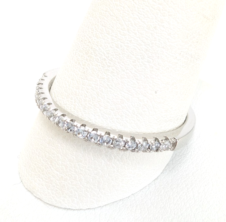 Sterling Silver 925 12 Ring half eternity R935- WMF1060 - Image 4