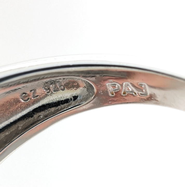 Sterling Silver 925 10.25 Ring Cluster R904 - WMF1028 - Image 14