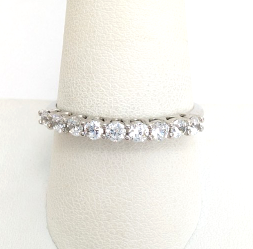 Sterling Silver 925 10 Ring Anniversary 13151 - Image 2