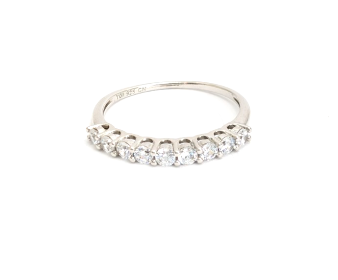 Sterling Silver 925 10 Ring Anniversary 13151 - Image 7