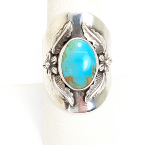 Sterling Silver 925 8 Ring Turquoise 13616