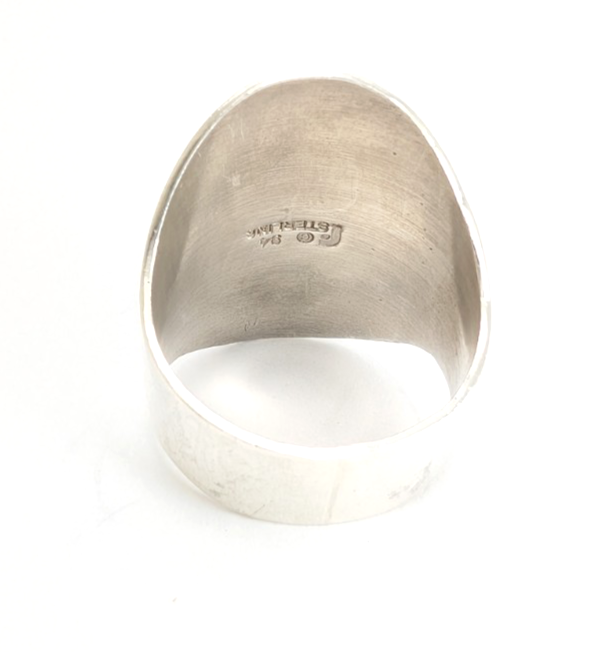 Sterling Silver 925 8 Ring Turquoise 13616 - Image 7