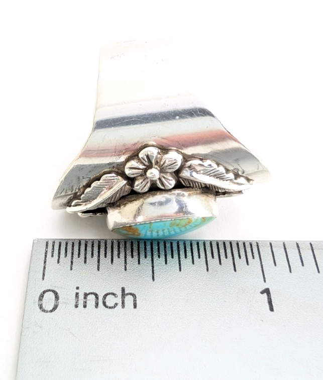 Sterling Silver 925 8 Ring Turquoise 13616 - Image 16