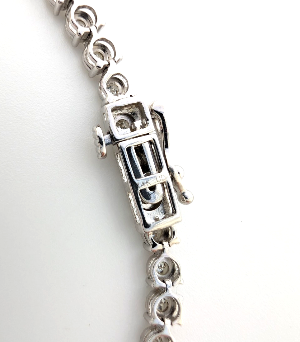 14K Gold 7" Bracelet 1 ctw Sratbust Tennis P970- FOX1841 - Image 10