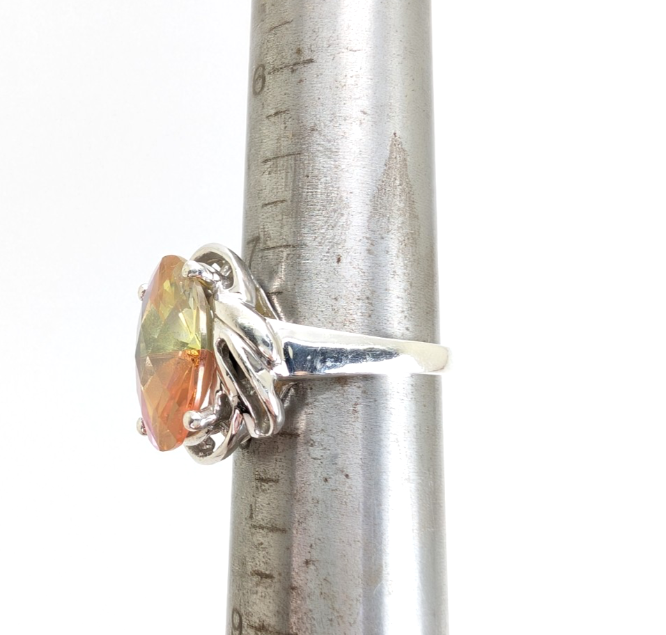 Sterling Silver 925 7.5 Ring Multicolor Gem R890- FOX1869 - Image 11