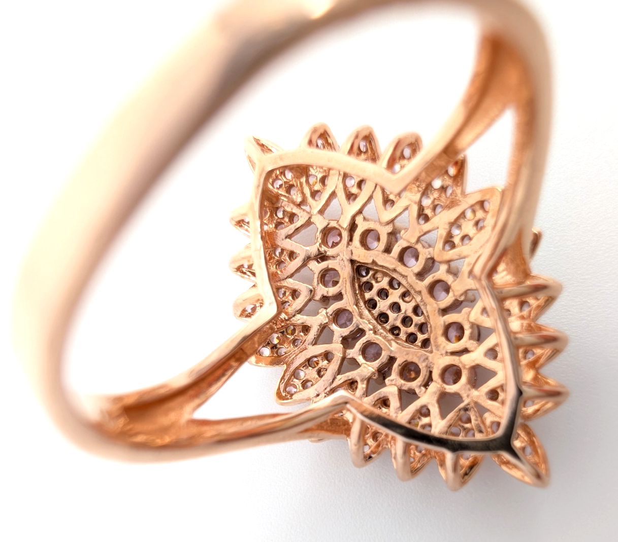 Sterling Silver 925 9 Ring Pink Cluster R868- FOX1920 - Image 18