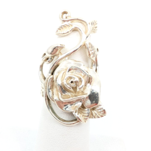 Sterling Silver 925 5 Ring Rose/ Vine R866- FOX1918