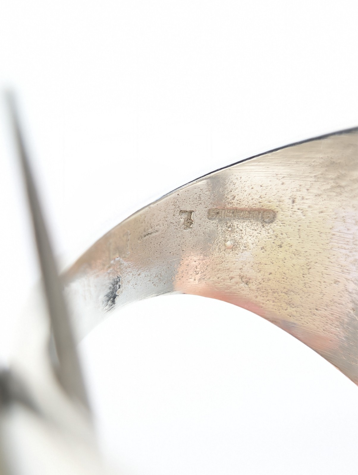 Sterling Silver 925 11 Ring flush geometric 13124 - Image 14