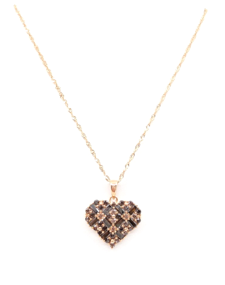 Sterling Silver 925 17.5"- 19.5" Necklace RGP Singapore Heart R858- FOX1910 - Image 6