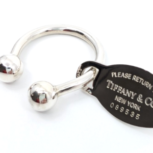 Tiffany & Co. Keychain Sterling Silver 925 Horseshoe Oak497