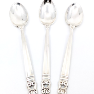 Sterling Silver Cartier Classic Danish 3 Vintage Tea Spoons 13521