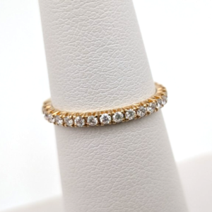 14K Gold LAB created Diamond Ring 21520