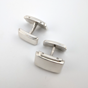 Tiffany & Co Sterling Silver 925 Metropolis Cufflinks 25625