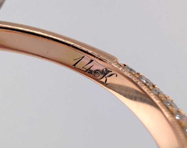 Neil Lane 14k Rose Gold 0.8 Oval 1.3 ctw Diamonds Ring Set OAK597 - Image 8