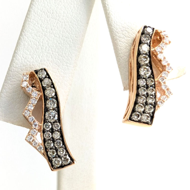 Diamond & Gold Earrings